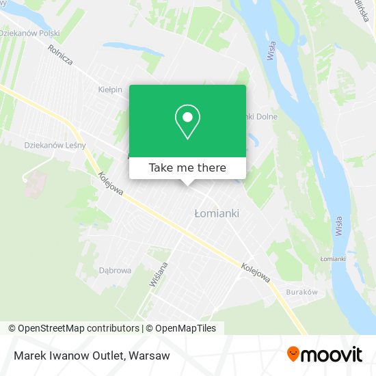 Marek Iwanow Outlet map