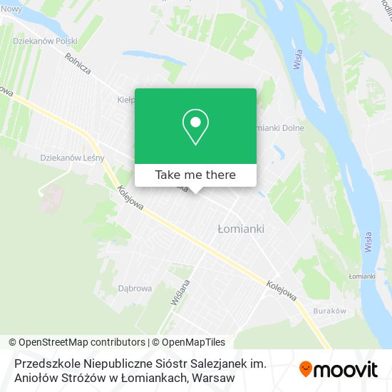 Przedszkole Niepubliczne Sióstr Salezjanek im. Aniołów Stróżów w Łomiankach map