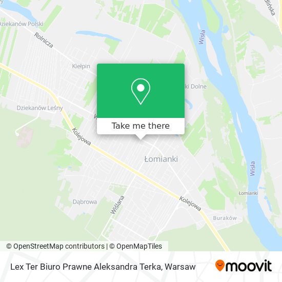 Lex Ter Biuro Prawne Aleksandra Terka map