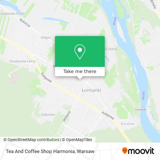 Tea And Coffee Shop Harmonia map