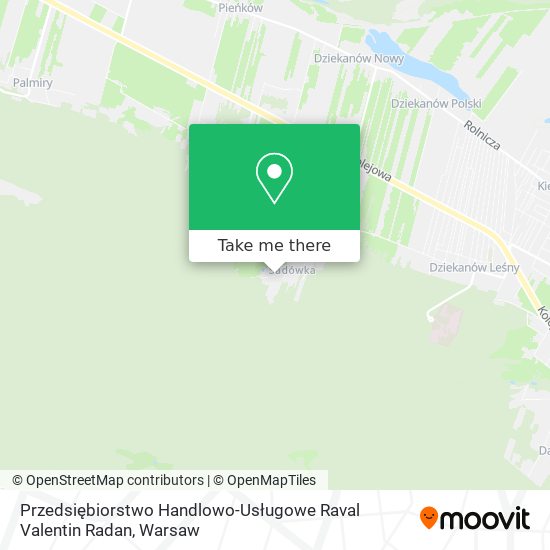 Przedsiębiorstwo Handlowo-Usługowe Raval Valentin Radan map