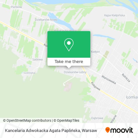 Kancelaria Adwokacka Agata Paplińska map