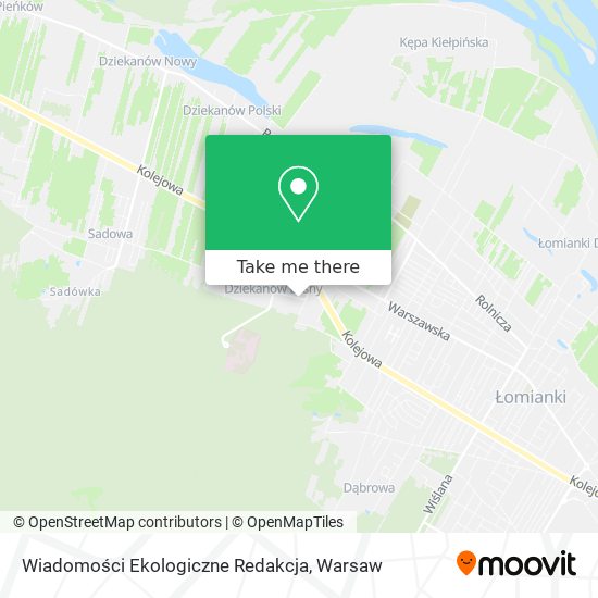 Wiadomości Ekologiczne Redakcja map