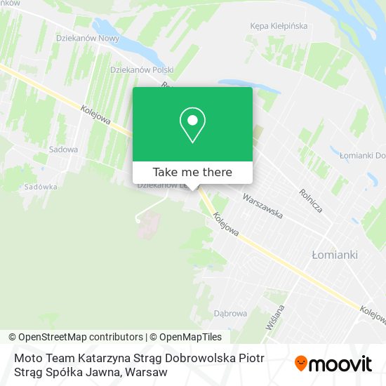 Moto Team Katarzyna Strąg Dobrowolska Piotr Strąg Spółka Jawna map