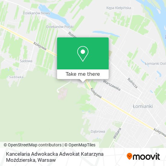 Kancelaria Adwokacka Adwokat Katarzyna Moździerska map