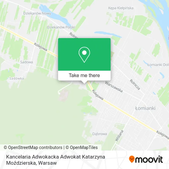 Kancelaria Adwokacka Adwokat Katarzyna Moździerska map