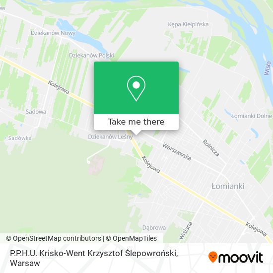 P.P.H.U. Krisko-Went Krzysztof Ślepowroński map