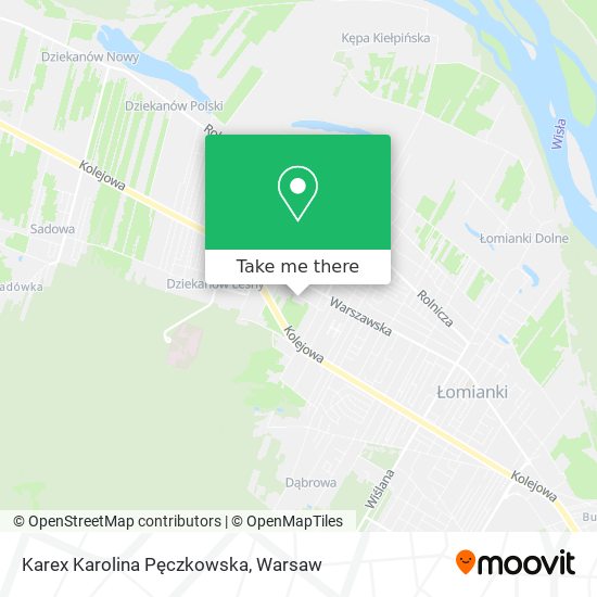 Karex Karolina Pęczkowska map