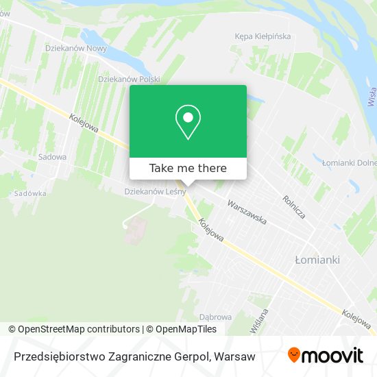 Карта Przedsiębiorstwo Zagraniczne Gerpol