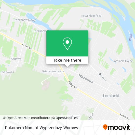 Pakamera Namiot Wyprzedaży map