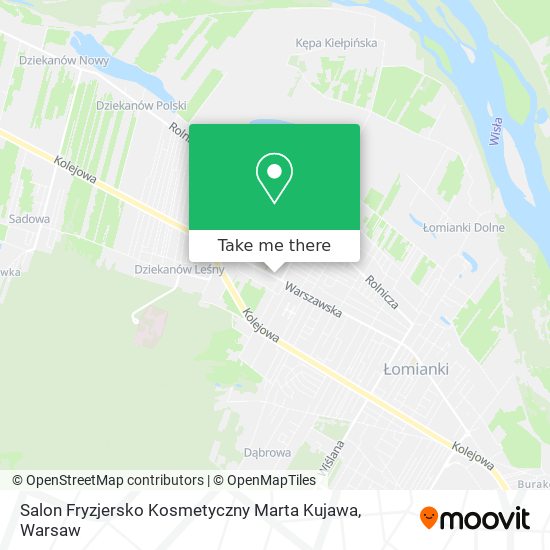 Карта Salon Fryzjersko Kosmetyczny Marta Kujawa