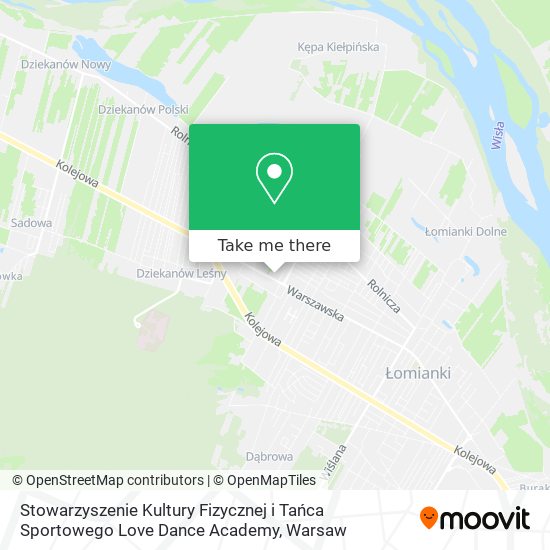 Stowarzyszenie Kultury Fizycznej i Tańca Sportowego Love Dance Academy map