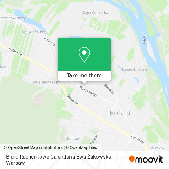 Biuro Rachunkowe Calendaria Ewa Żakowska map