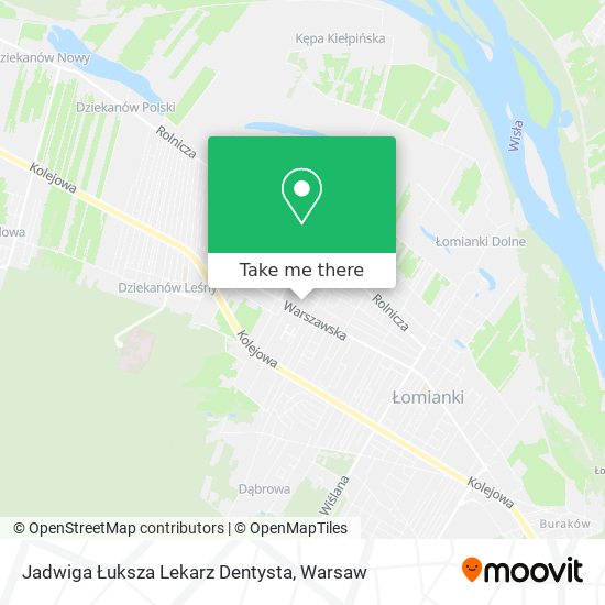 Jadwiga Łuksza Lekarz Dentysta map