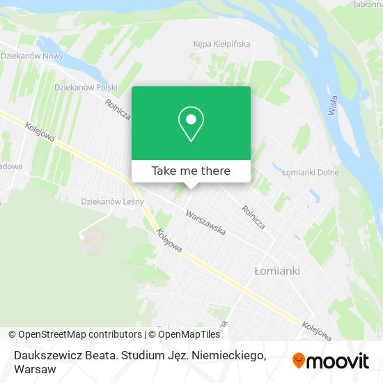 Daukszewicz Beata. Studium Jęz. Niemieckiego map