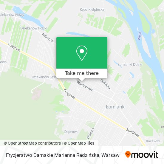 Fryzjerstwo Damskie Marianna Radzińska map