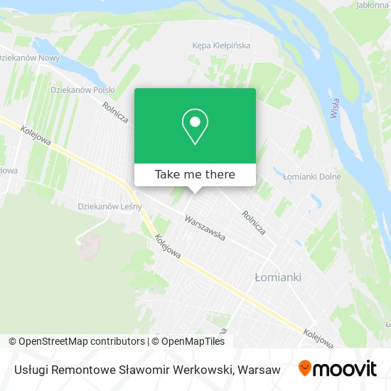 Usługi Remontowe Sławomir Werkowski map