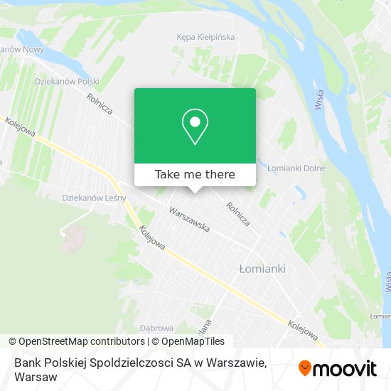 Bank Polskiej Spoldzielczosci SA w Warszawie map