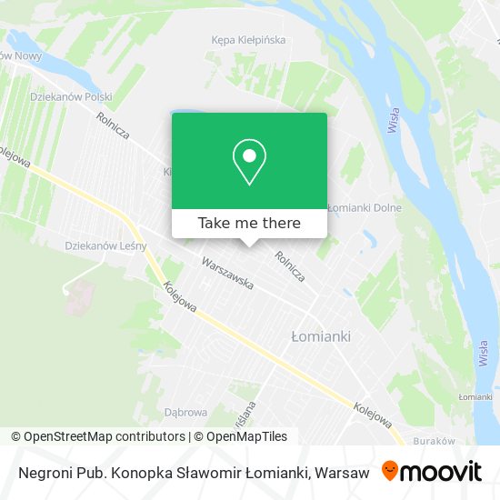 Negroni Pub. Konopka Sławomir Łomianki map