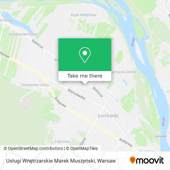 Usługi Wnętrzarskie Marek Muszyński map