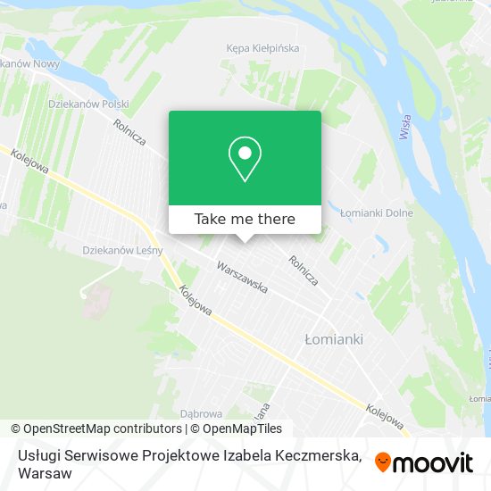 Usługi Serwisowe Projektowe Izabela Keczmerska map