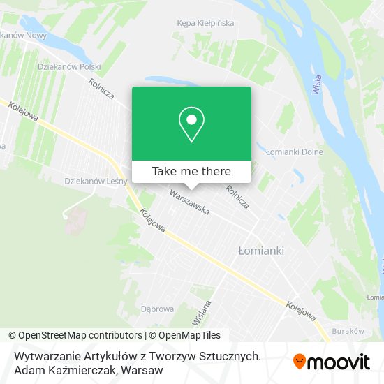 Wytwarzanie Artykułów z Tworzyw Sztucznych. Adam Kaźmierczak map