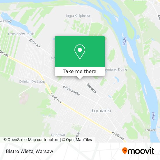 Bistro Wieża map