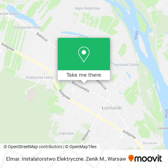 Карта Elmar. Instalatorstwo Elektryczne. Zenik M.