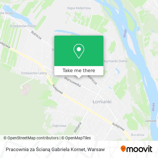 Pracownia za Ścianą Gabriela Kornet map