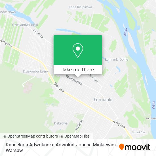 Kancelaria Adwokacka Adwokat Joanna Minkiewicz map