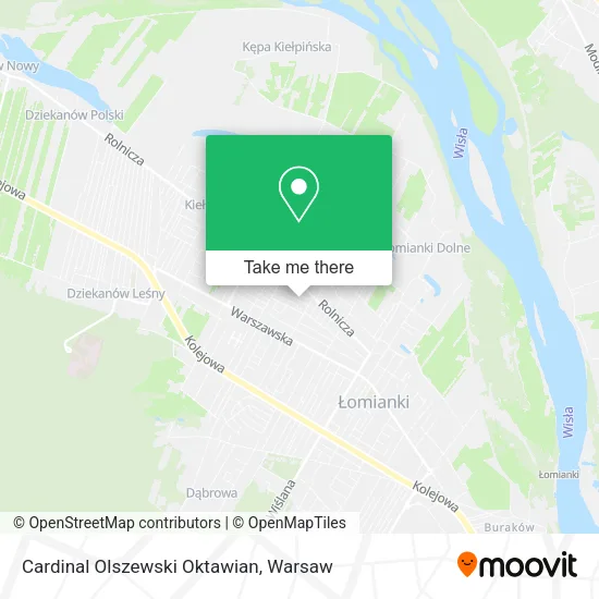 Cardinal Olszewski Oktawian map