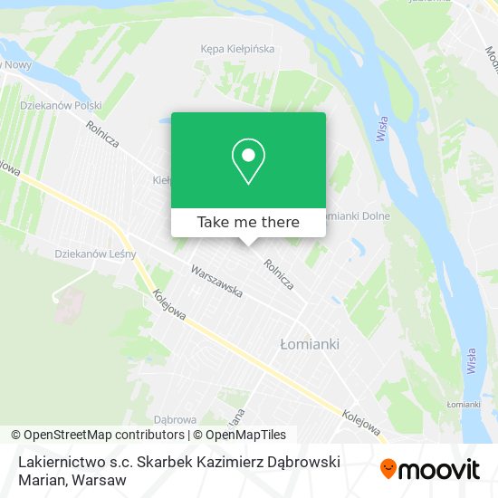 Lakiernictwo s.c. Skarbek Kazimierz Dąbrowski Marian map