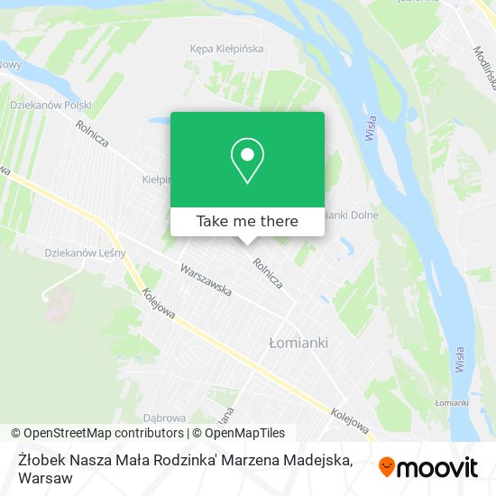 Żłobek Nasza Mała Rodzinka' Marzena Madejska map