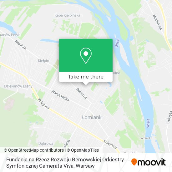 Fundacja na Rzecz Rozwoju Bemowskiej Orkiestry Symfonicznej Camerata Viva map