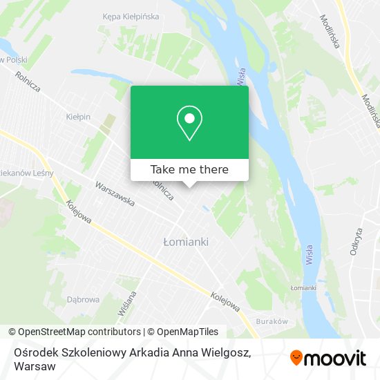 Ośrodek Szkoleniowy Arkadia Anna Wielgosz map