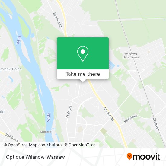 Optique Wilanow map