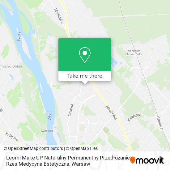 Leomi Make UP Naturalny Permanentny Przedłużanie Rzes Medycyna Estetyczna map