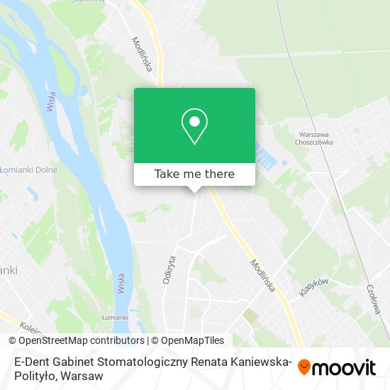 E-Dent Gabinet Stomatologiczny Renata Kaniewska-Polityło map