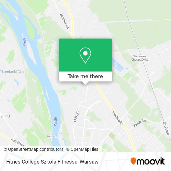 Fitnes College Szkola Fitnessu map