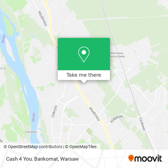 Cash 4 You. Bankomat map