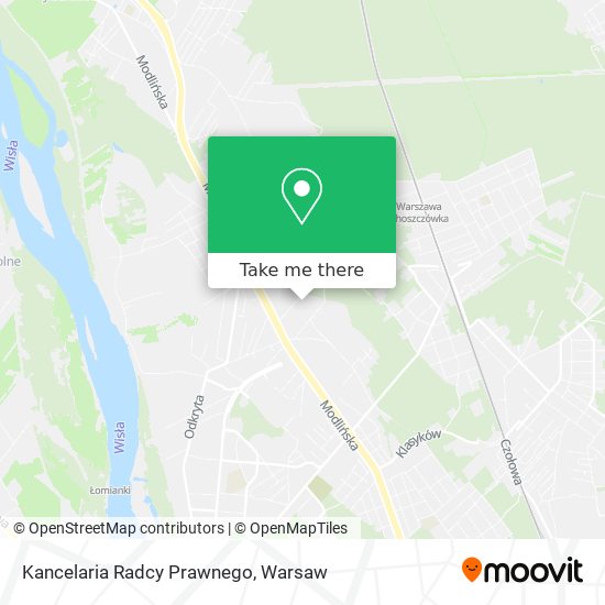 Kancelaria Radcy Prawnego map