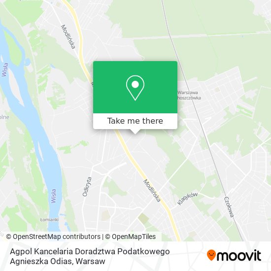 Agpol Kancelaria Doradztwa Podatkowego Agnieszka Odias map