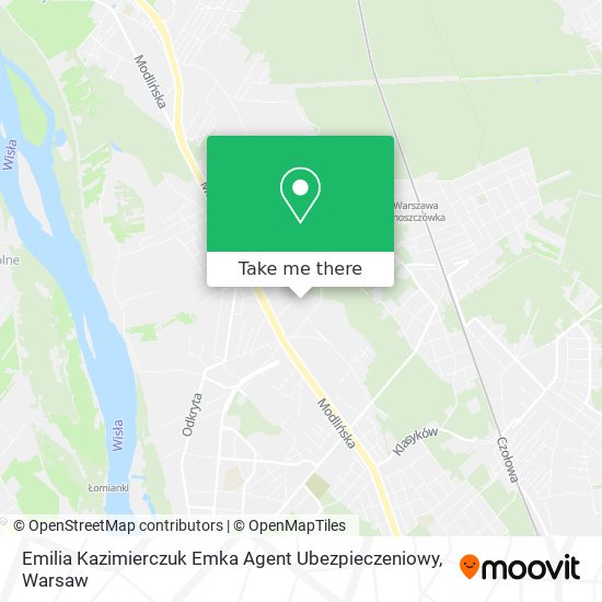 Emilia Kazimierczuk Emka Agent Ubezpieczeniowy map