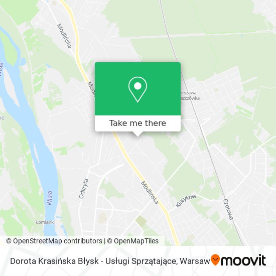 Dorota Krasińska Błysk - Usługi Sprzątające map