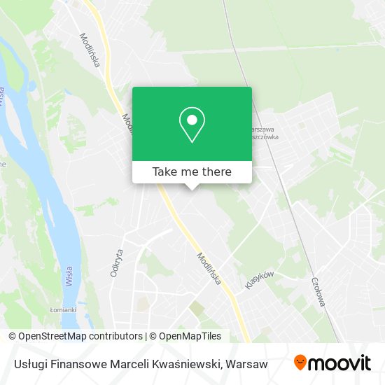 Usługi Finansowe Marceli Kwaśniewski map