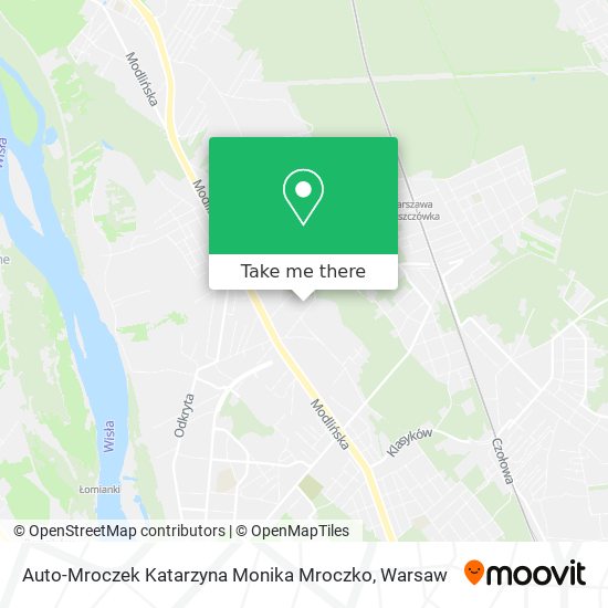 Auto-Mroczek Katarzyna Monika Mroczko map