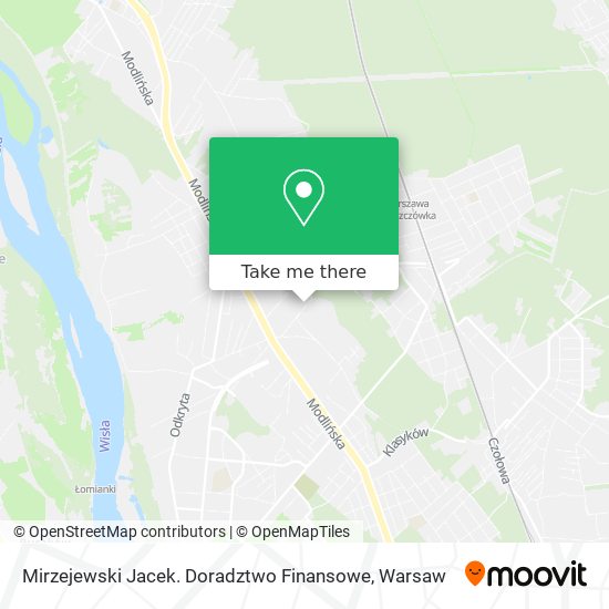 Mirzejewski Jacek. Doradztwo Finansowe map