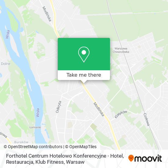 Forthotel Centrum Hotelowo Konferencyjne - Hotel, Restauracja, Klub Fitness map