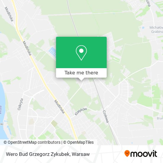 Wero Bud Grzegorz Zykubek map