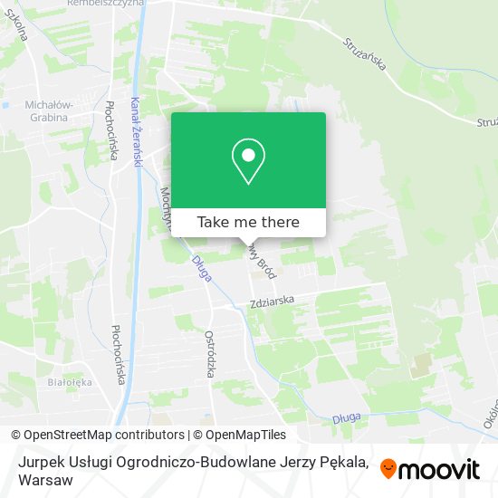 Jurpek Usługi Ogrodniczo-Budowlane Jerzy Pękala map